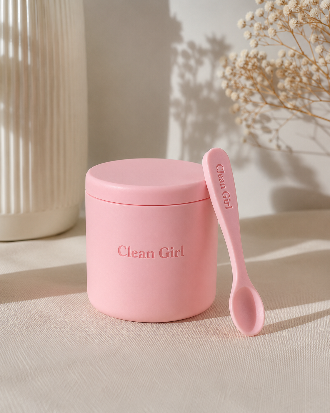 Kit Porta Suplemento + Espátula | Hey Clean Girl